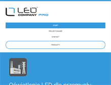 Tablet Screenshot of ledcompany.pl